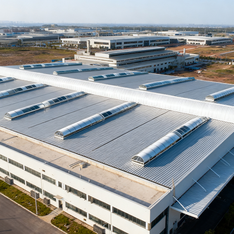 فتحة سقف مقوسة جانبية لتهوية الدخان