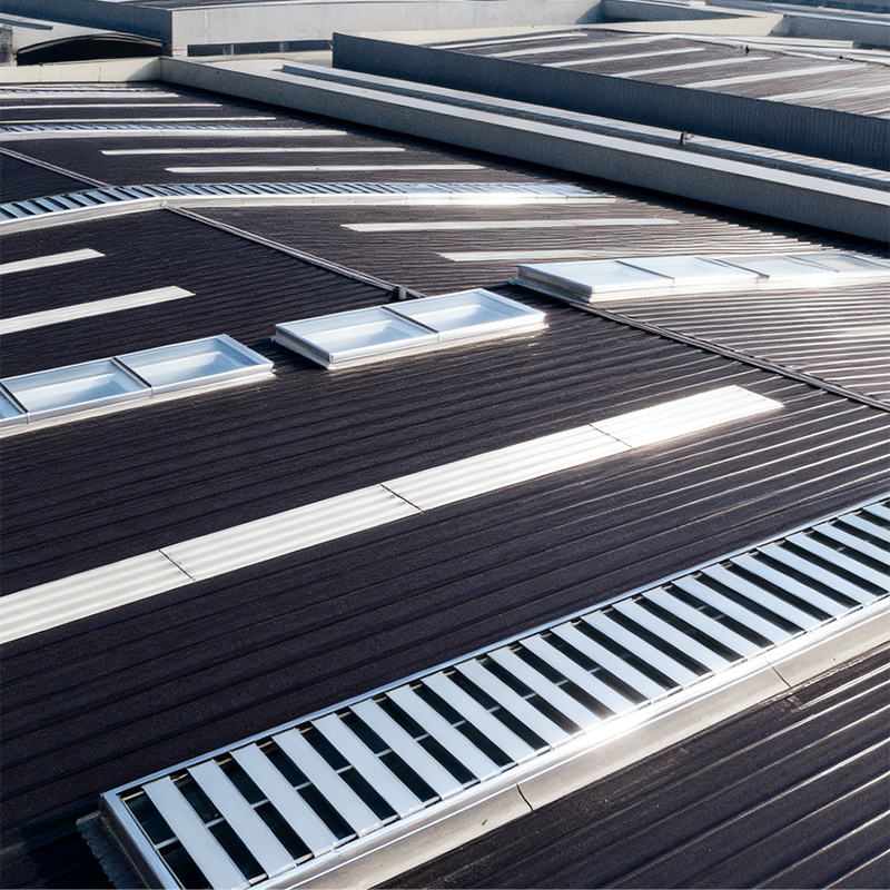 جهاز تهوية السقف ذو المصفوفة المعيارية منخفضة الارتفاع